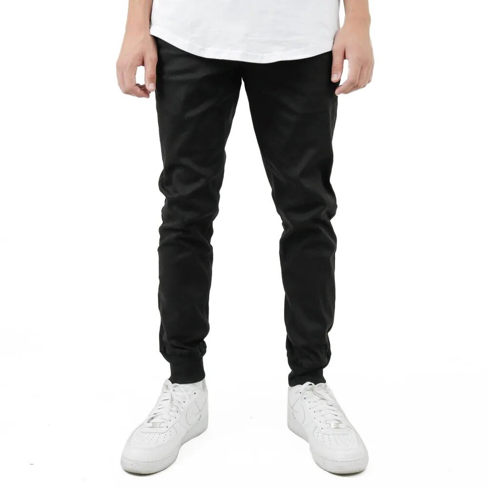 Fairplay Joggers Black Official Runner Pants Size 32 Waist